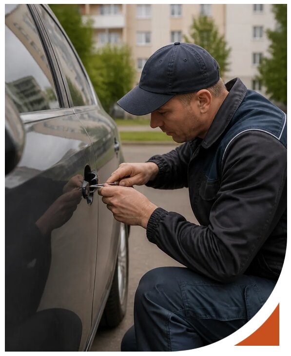 Срочное вскрытие автомобиля при утере ключей в Клине